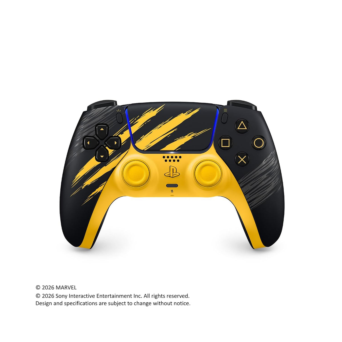 PS5 DualSense Controller - Marvel’s Wolverine Battle Yellow LE