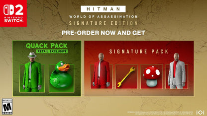 Hitman World of Assassination Signature Edition for Nintendo Switch 2 (Game-key Card)