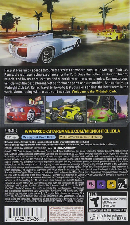 Midnight Club L.A. Remix (PSP)