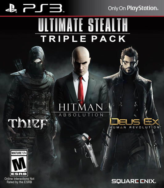 Ultimate Stealth Triple Pack thief / hitman absolution / deus ex human revolution PS3
