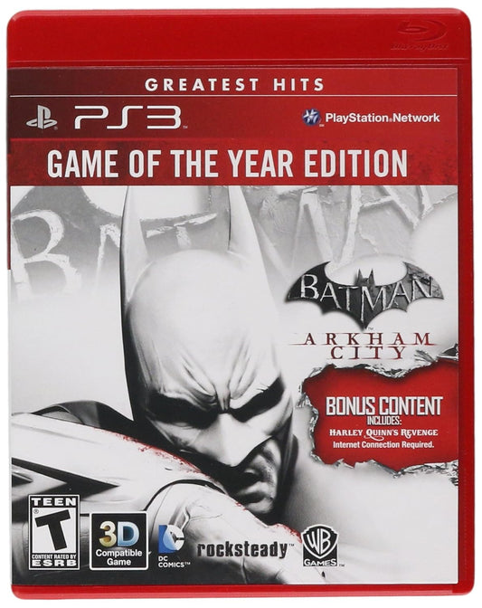 Batman: Arkham City  goty ps4
