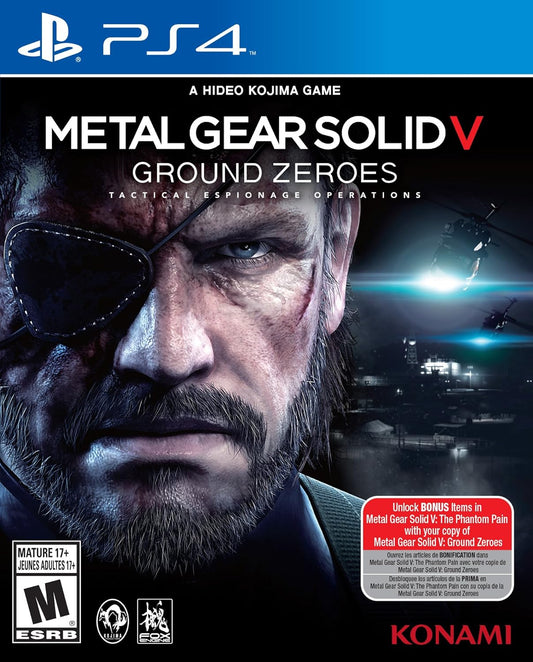 Metal Gear Solid V: Ground Zeroes  PS4
