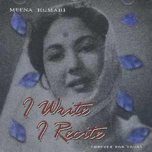 I Write I Recite Meena kumari Forever for You Audio cd
