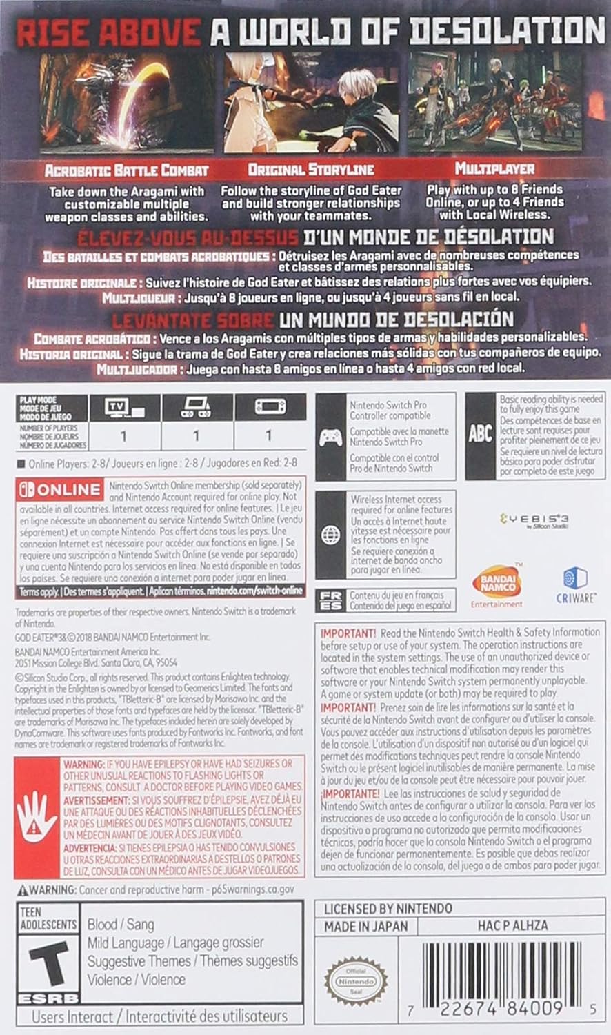 God Eater 3-Nla