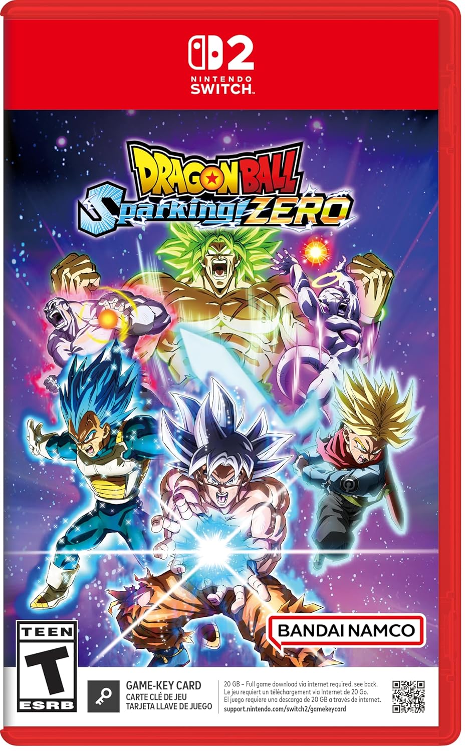 DRAGON BALL Sparking! ZERO (Game-Key Card) for Nintendo Switch 2