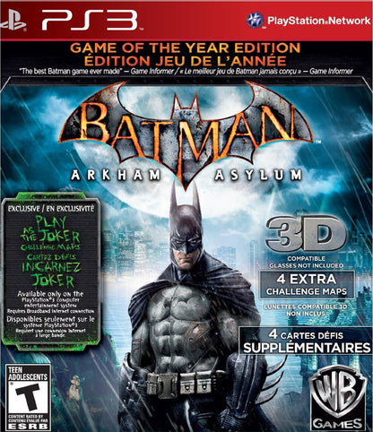 Batman Arkham Asylum - Game of the Year Edition (PS3)