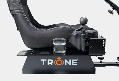 TRONE RS1 Aero Black Racing Simulator Gaming Chair with Seat & Cockpit | Compatible with Logitech PXN V10, V99, G923, G29, G920 | Xbox One, PS4, PS5, PC | Foldable & Adjustable Frame (RS1-Aero-Black)