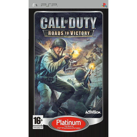 Call of Duty Roads To Victory PSP Platinum