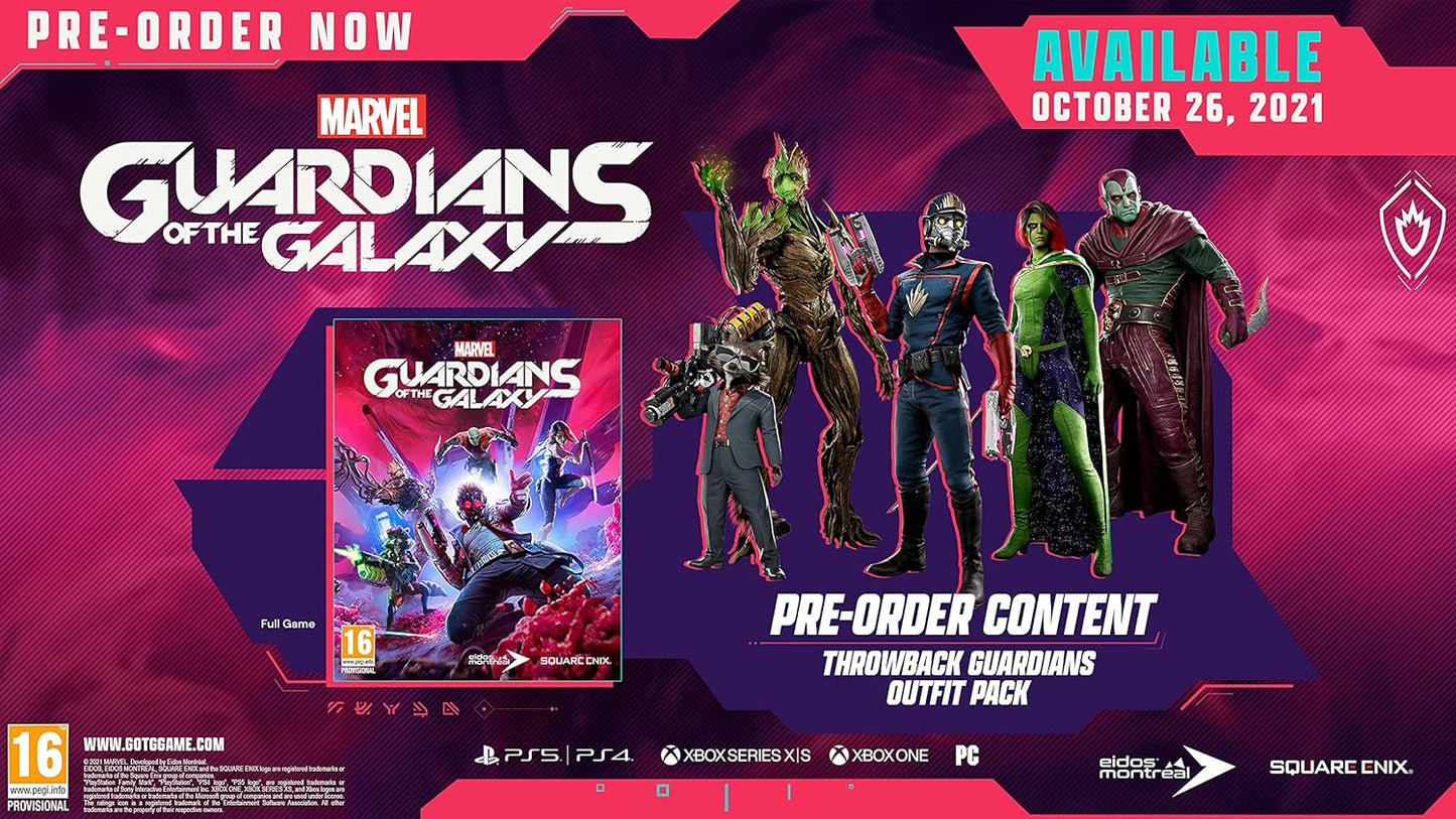 Marvel's Guardians of the Galaxy Square Enix | PS5