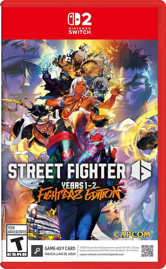 Street Fighter 6 Year 1-2 Fighters Edition for Nintendo Switch 2 (Game-Key Card)