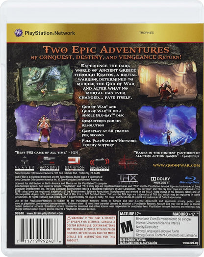 God of War 1 & 2 Collection Favoritos PS3