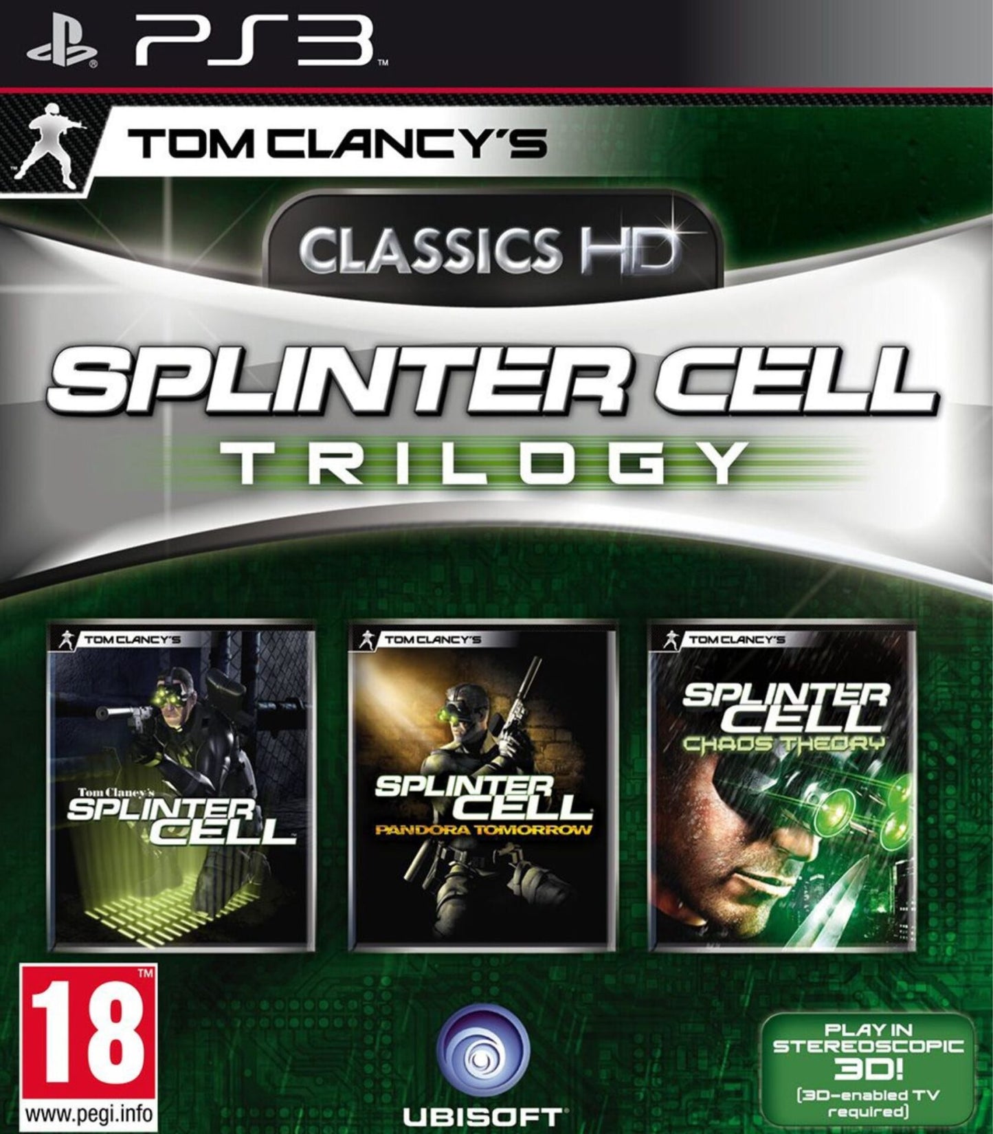 Tom Clancy’s Splinter Cell Trilogy 3D – Classics HD (PS 3)