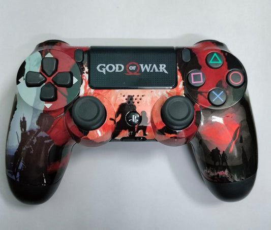 DKD God Of War themed wireless controller compatible for PS4 (generic)