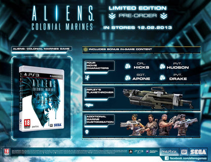 Aliens Colonial Marines Limited Edition  PS3