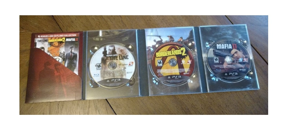 Rogues and Outlaws Collection: Spec Ops - The Line, Borderlands 2, Mafia 2 (PS3)