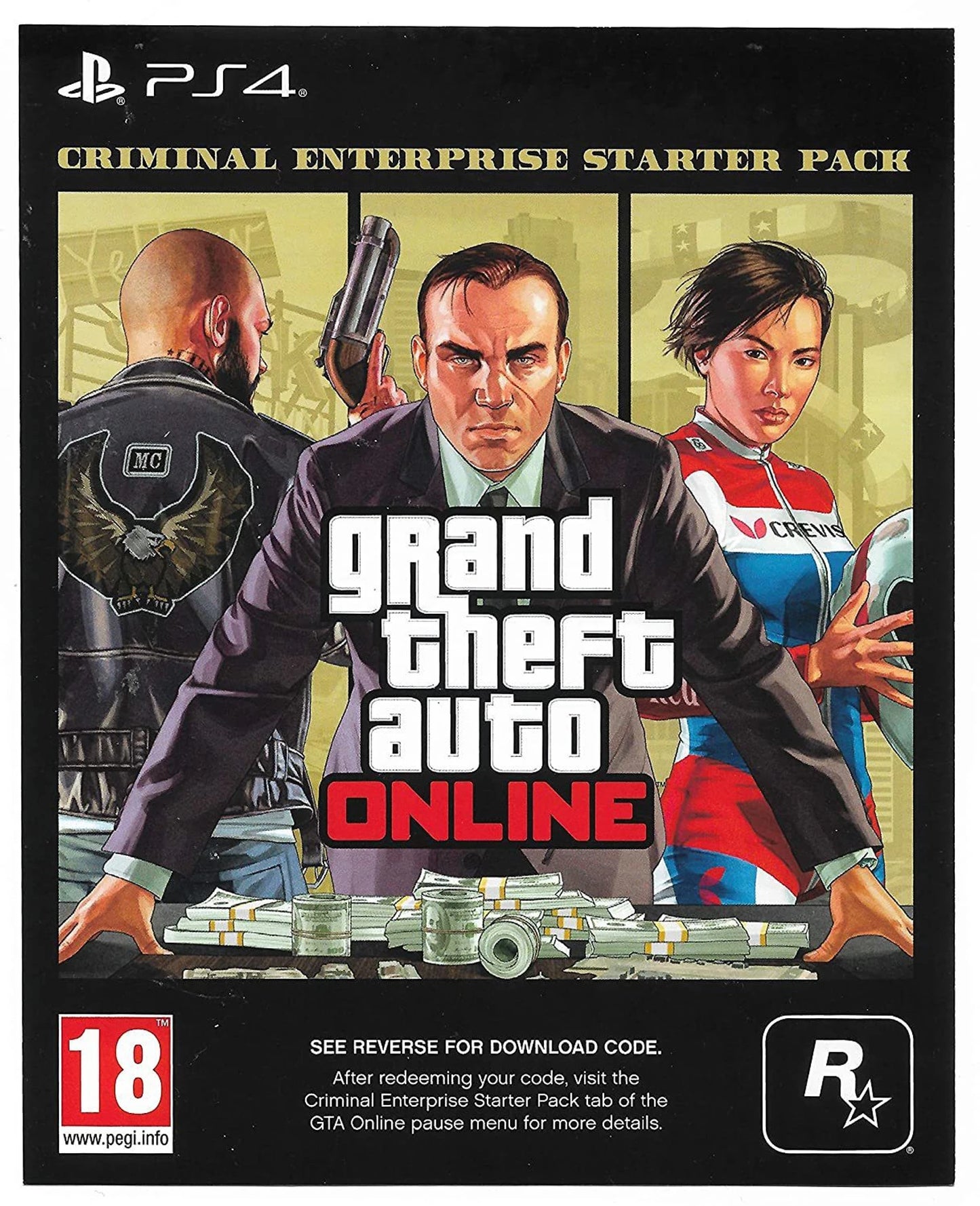 Grand Theft Auto V: Criminal Enterprise Starter Pack PS4 Premium Edition (code online)